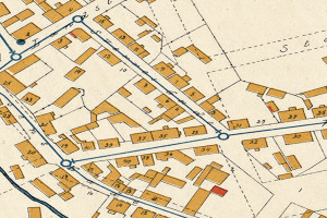 Bilde av Kart over Sverres gate fra 1902